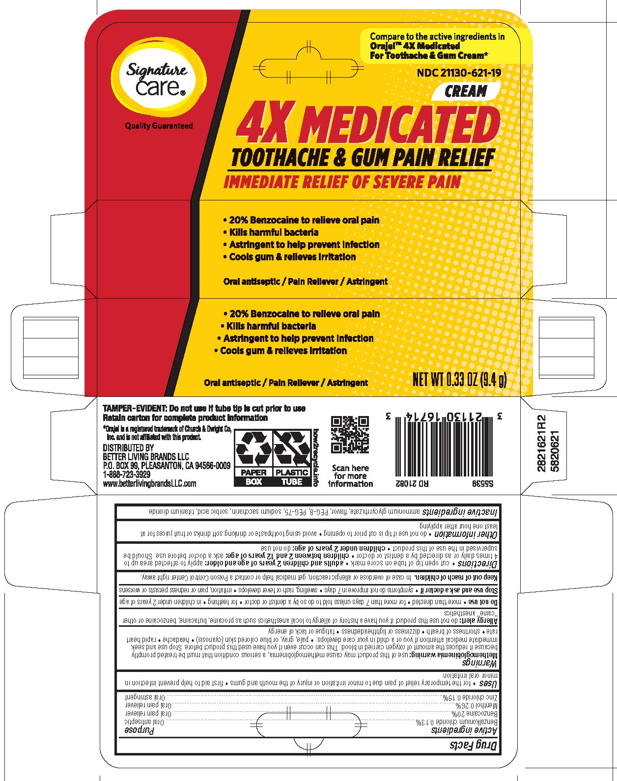 4x Medicated Gum Cream